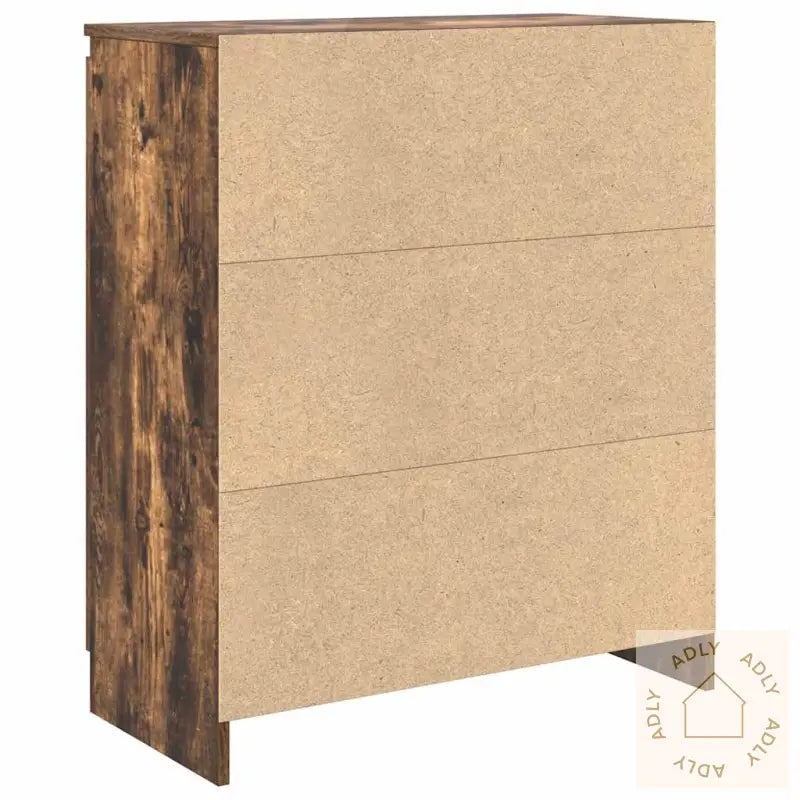 Skjenk Med Skuff Røkt Eik 71X35X84 Cm Konstruert Tre