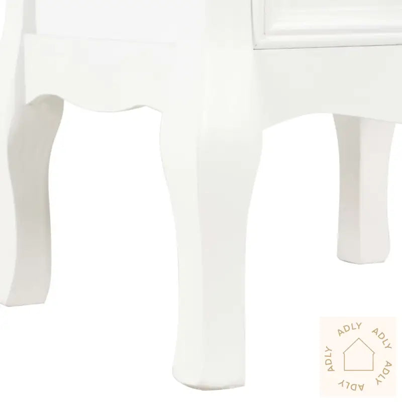 Nattbord 2 Stk 35X30X49 Mdf Hvit