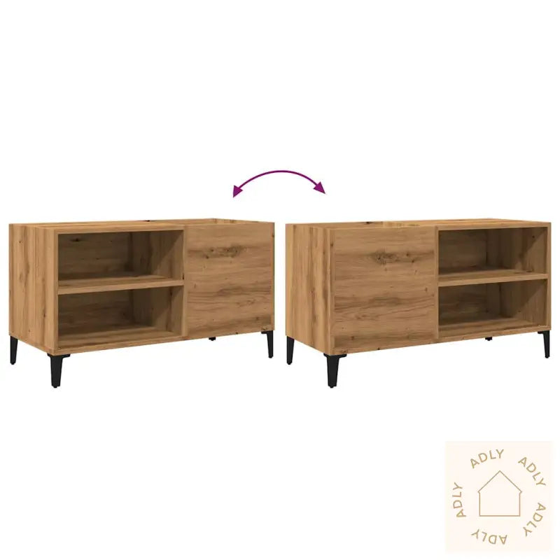 Plateskap Artisan Eik 84,5X38X48 Cm Konstruert Tre