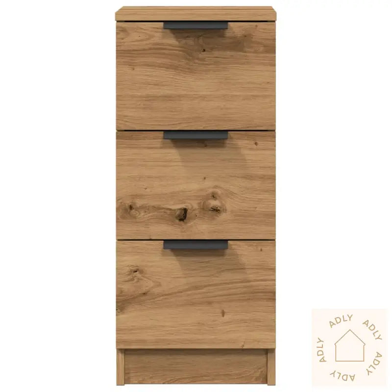 Skjenker 2 Stk Artisan Eik 30X30X70 Cm Konstruert Tre