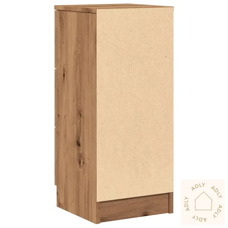 Skjenker 2 Stk Artisan Eik 30X30X70 Cm Konstruert Tre
