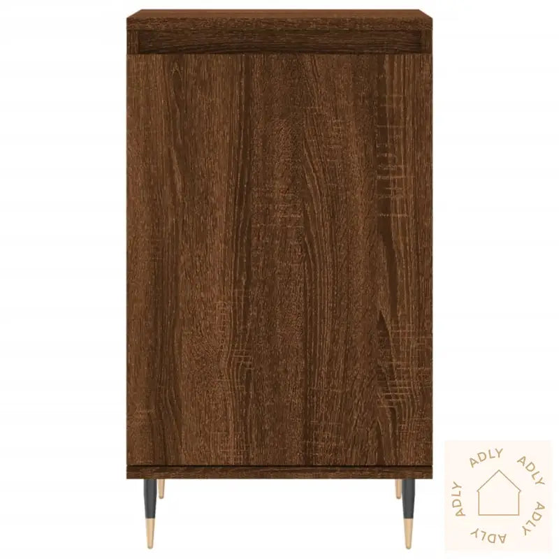 Skjenker 2 Stk Brun Eik 40X35X70 Cm Konstruert Tre