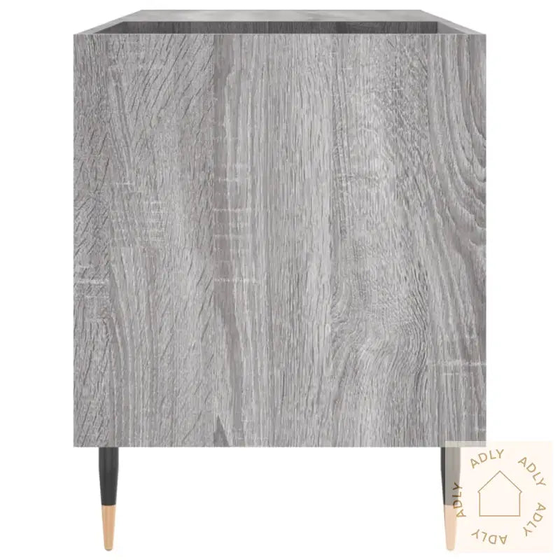 Hifi-Benk Grå Sonoma 85X38X48 Cm Konstruert Tre