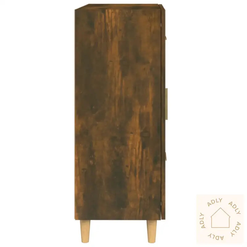 Skjenk Røkt Eik 69,5X34X90 Cm Konstruert Tre