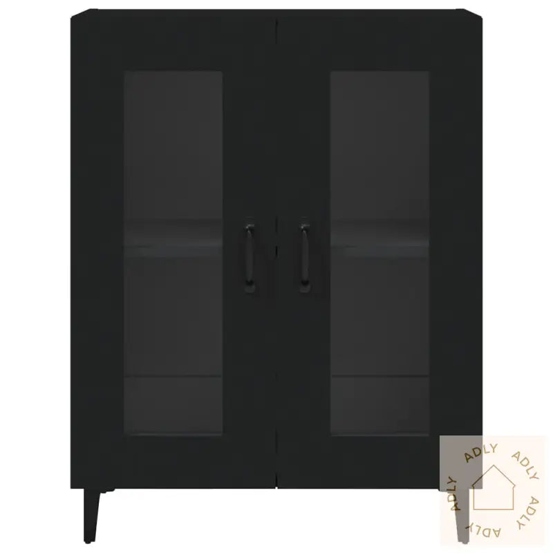 Skjenk Svart 69,5X34X90 Cm Konstruert Tre