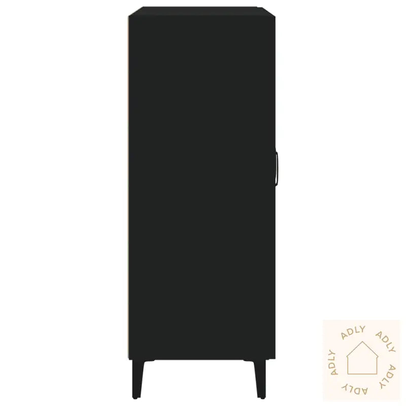 Skjenk Svart 69,5X34X90 Cm Konstruert Tre