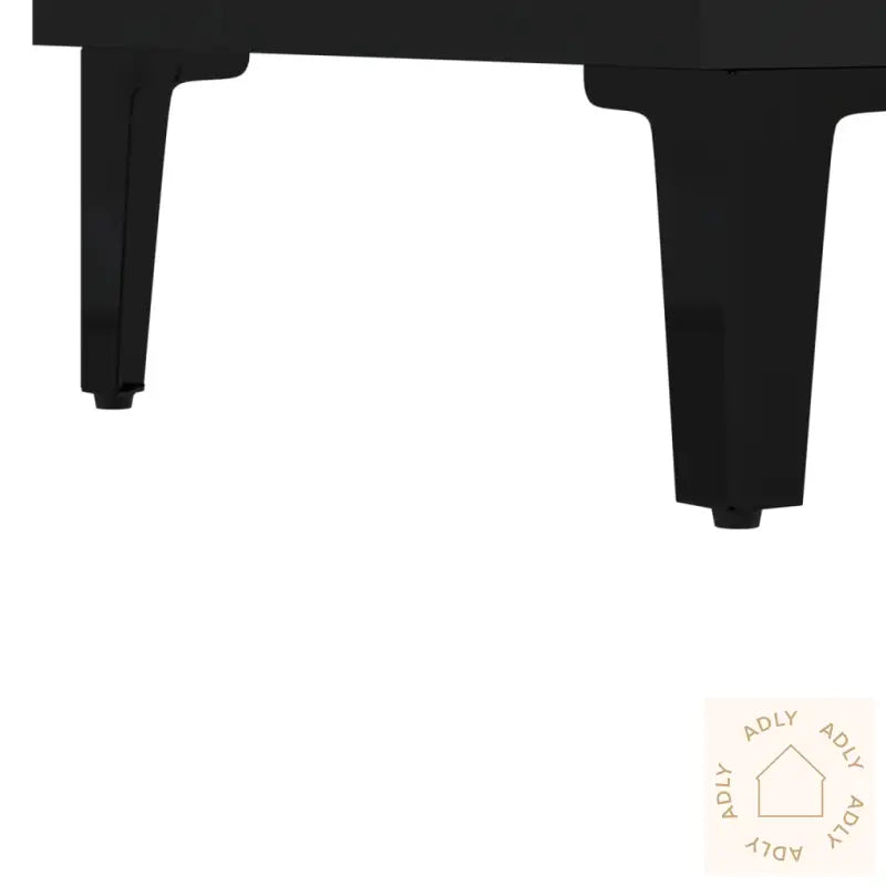 Skjenk Svart 69,5X34X90 Cm Konstruert Tre