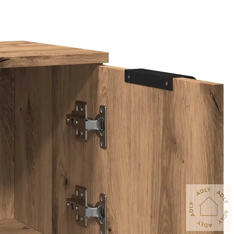 Skjenker 2 Stk Artisan Eik 30X30X70 Cm Konstruert Tre