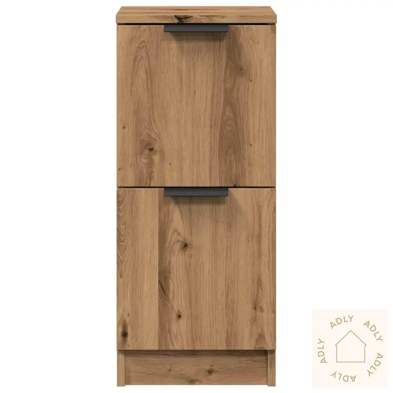 Skjenker 2 Stk Artisan Eik 30X30X70 Cm Konstruert Tre