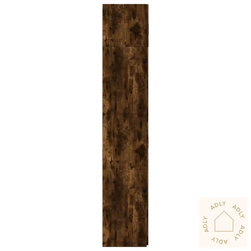 Oppbevaringsskap Røkt Eik 80X42,5X225 Cm Konstruert Tre