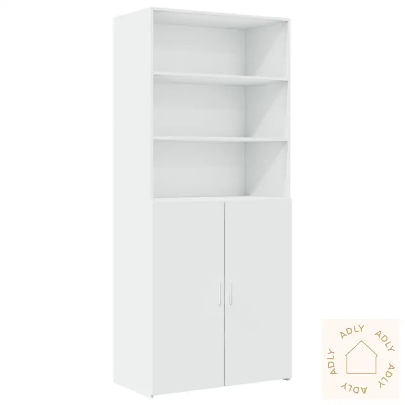 Oppbevaringsskap Hvit 80X42,5X225 Cm Konstruert Tre