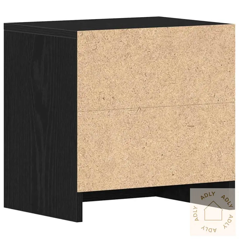 Nattbord 2 Stk Svart Eik 40X30X40 Cm Sponplate