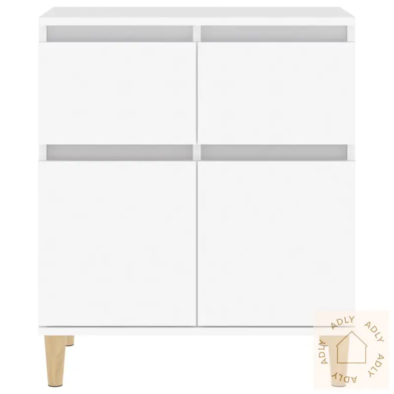 Skjenk Hvit 60X35X70 Cm Konstruert Tre