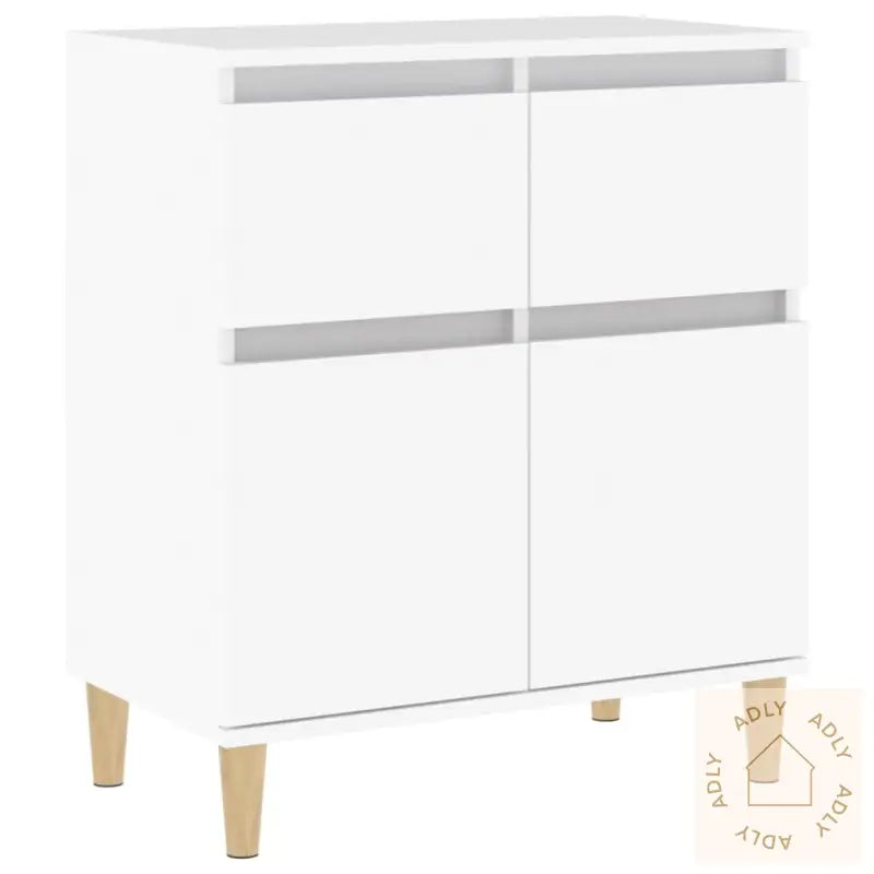 Skjenk Hvit 60X35X70 Cm Konstruert Tre