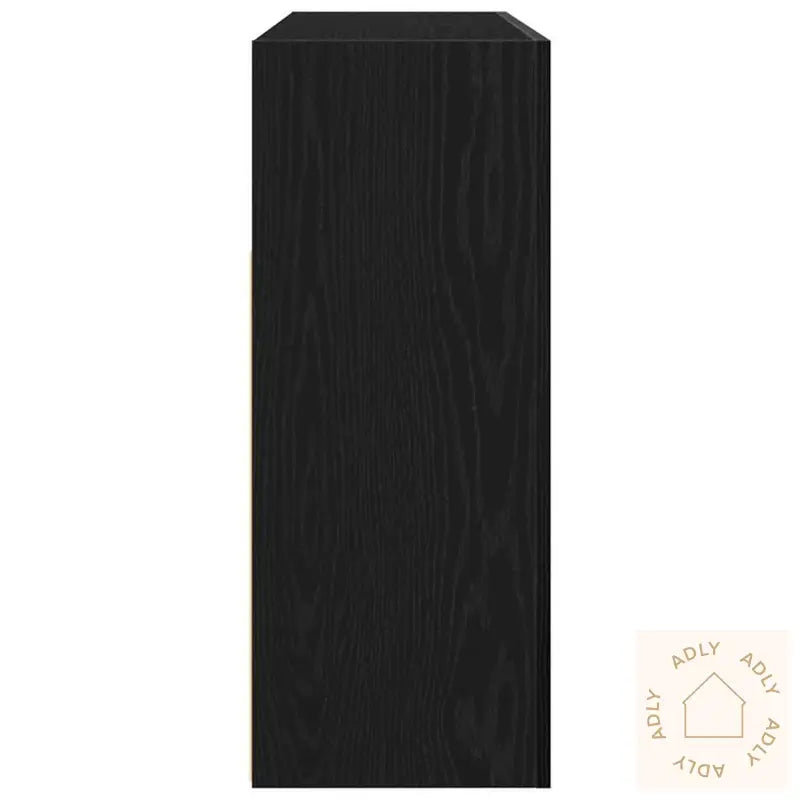Skap Svart Eik Konstruert Tre 116 X 30 X 75 Cm Moderne Skap
