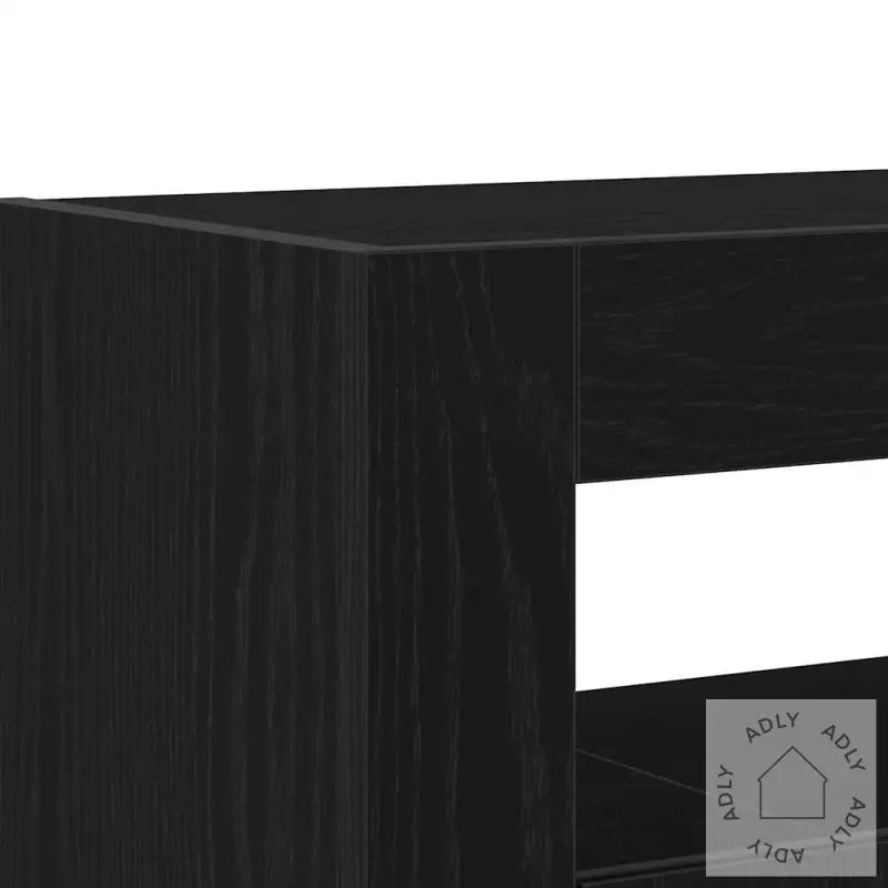Skap Svart Eik Konstruert Tre 116 X 30 X 75 Cm Moderne Skap