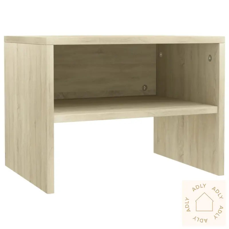 Nattbord 2 Stk Sonoma Eik 40X30X30 Cm Konstruert Tre