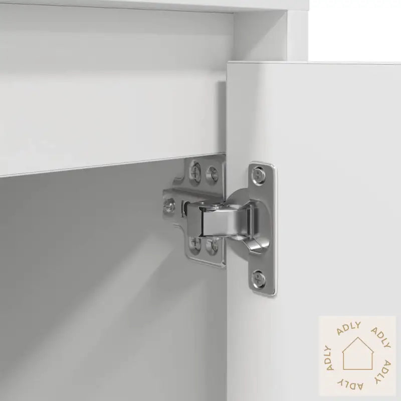 Nattskap Med Led-Lys 2 Stk Hvit 38X34X50 Cm