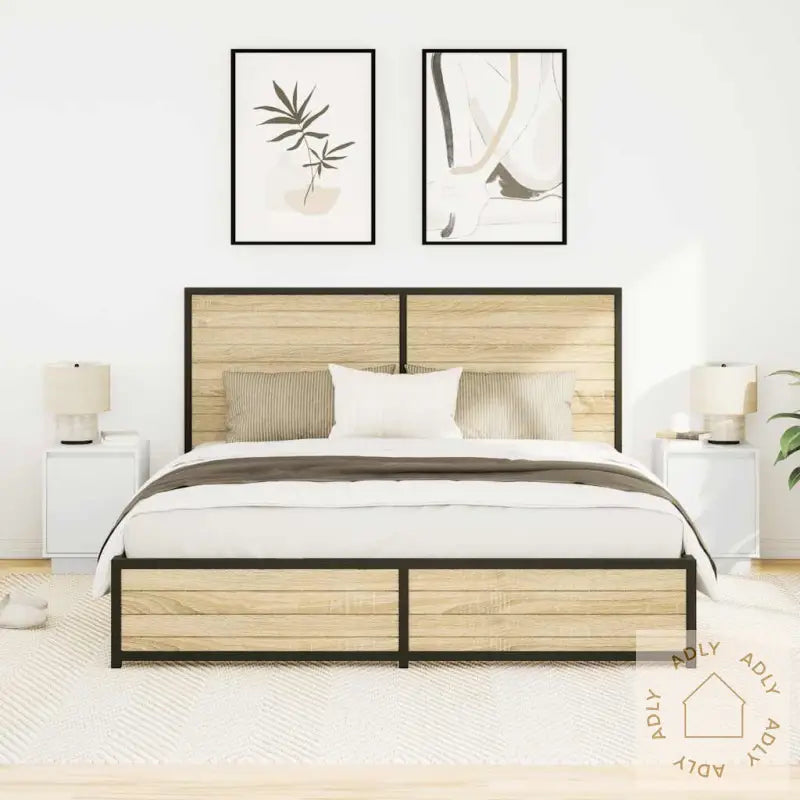 Nattskap Med Led-Lys 2 Stk Hvit 38X34X50 Cm