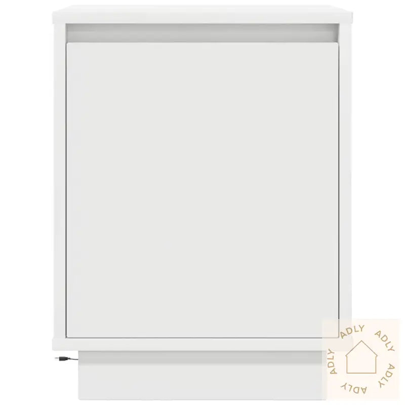 Nattskap Med Led-Lys 2 Stk Hvit 38X34X50 Cm