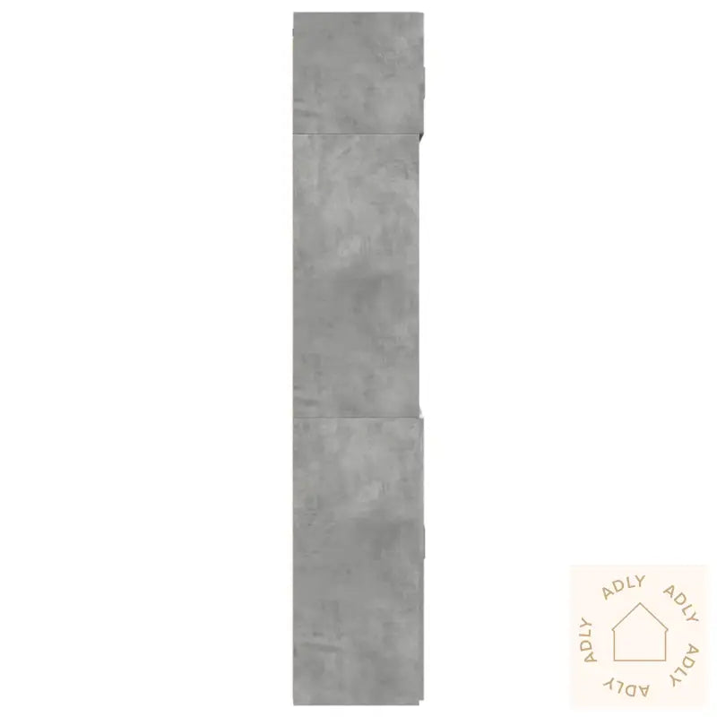 Oppbevaringsskap Betonggrå 70X42,5X225 Cm Konstruert Tre