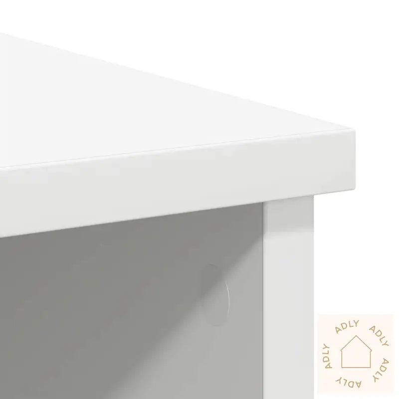 Skjenk Med Skuff Hvit 101X35X76 Cm Konstruert Tre