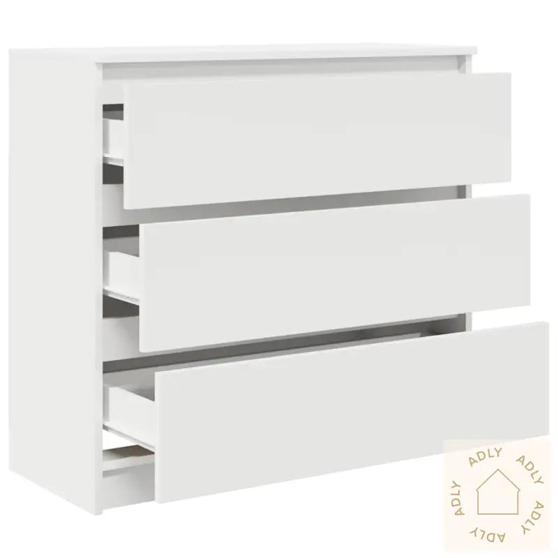 Skjenk Hvit 80X35X76 Cm Konstruert Tre