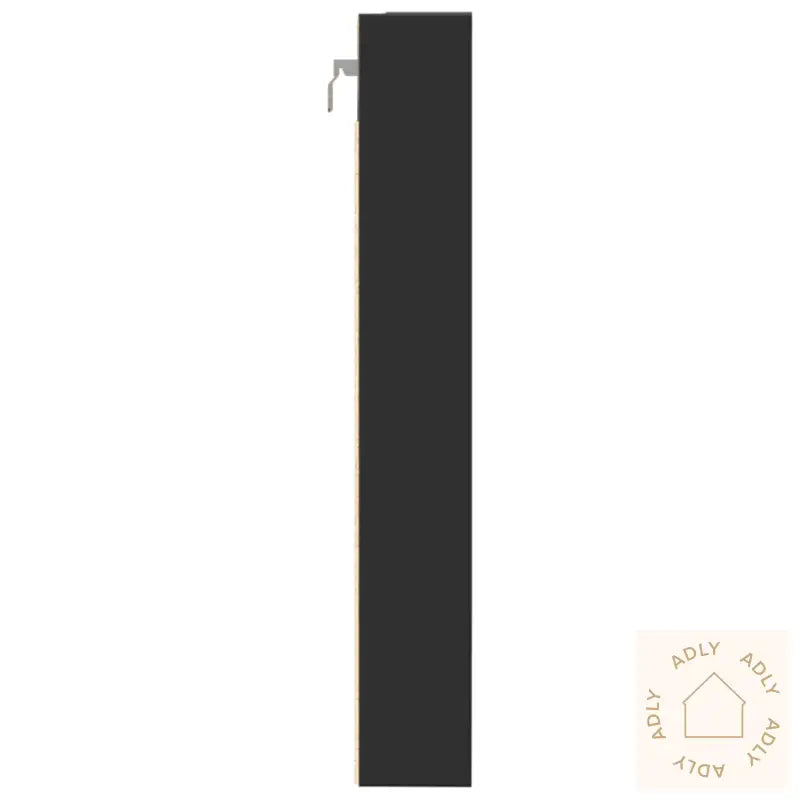 Hyller Svart 80X8,5X58 Cm Konstruert Tre