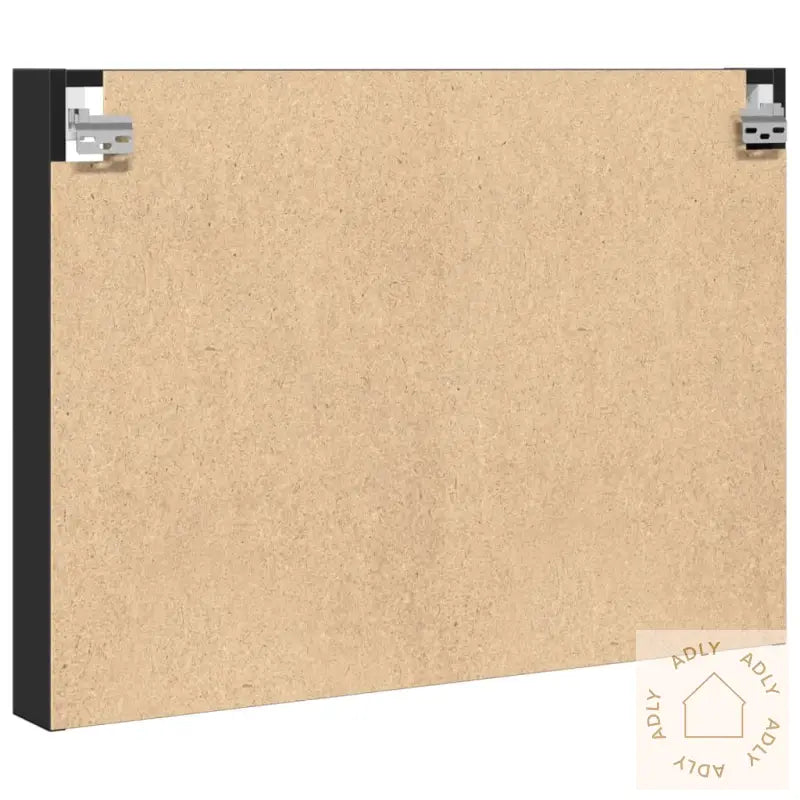 Hyller Svart 80X8,5X58 Cm Konstruert Tre