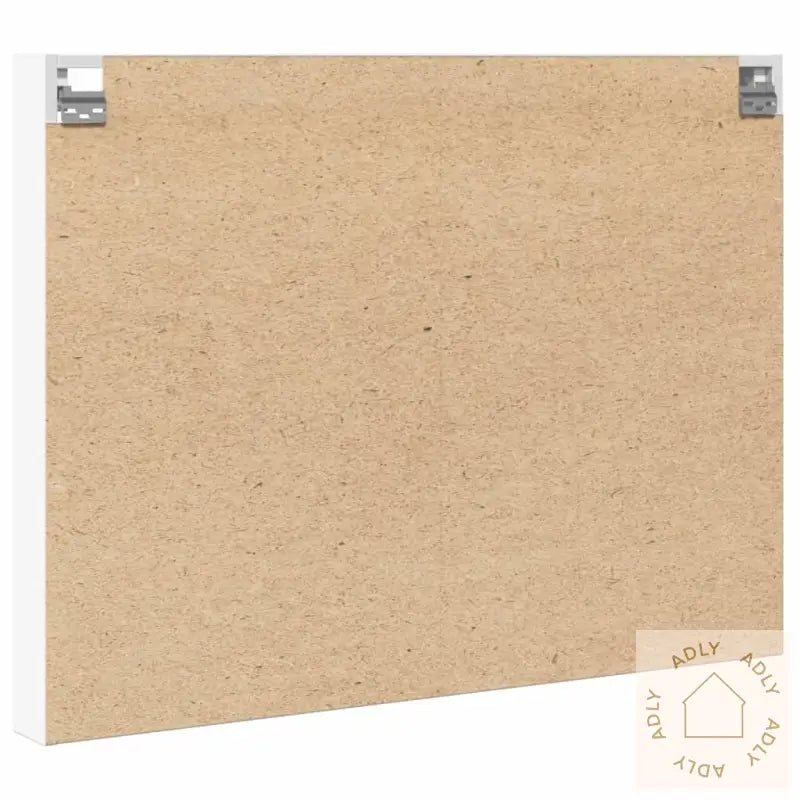 Vitrineskap Hvit 100X8,5X75 Cm Konstruert Tre