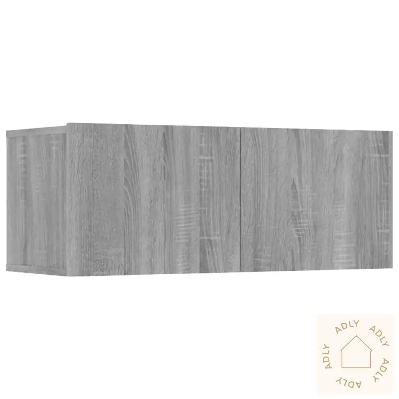 Tv-Benker 4 Stk Grå Sonoma 80X30X30 Cm Konstruert Tre