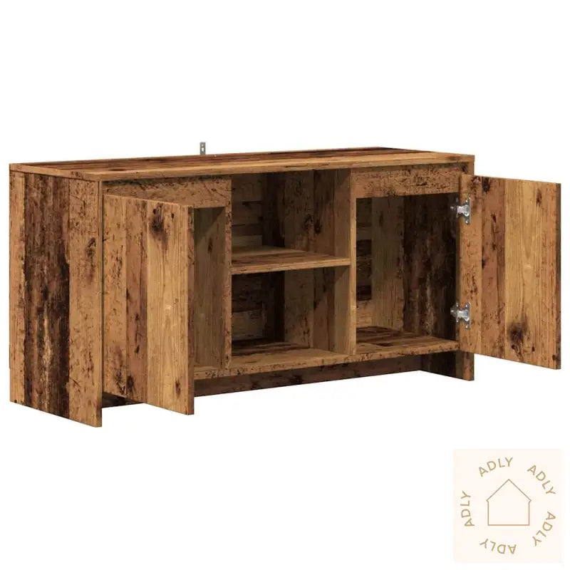 Tv-Benk Gammelt Tre 102X37,5X52,5 Cm Konstruert Tre