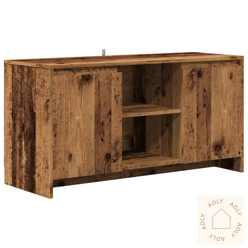 Tv-Benk Gammelt Tre 102X37,5X52,5 Cm Konstruert Tre