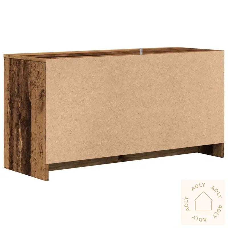 Tv-Benk Gammelt Tre 102X37,5X52,5 Cm Konstruert Tre
