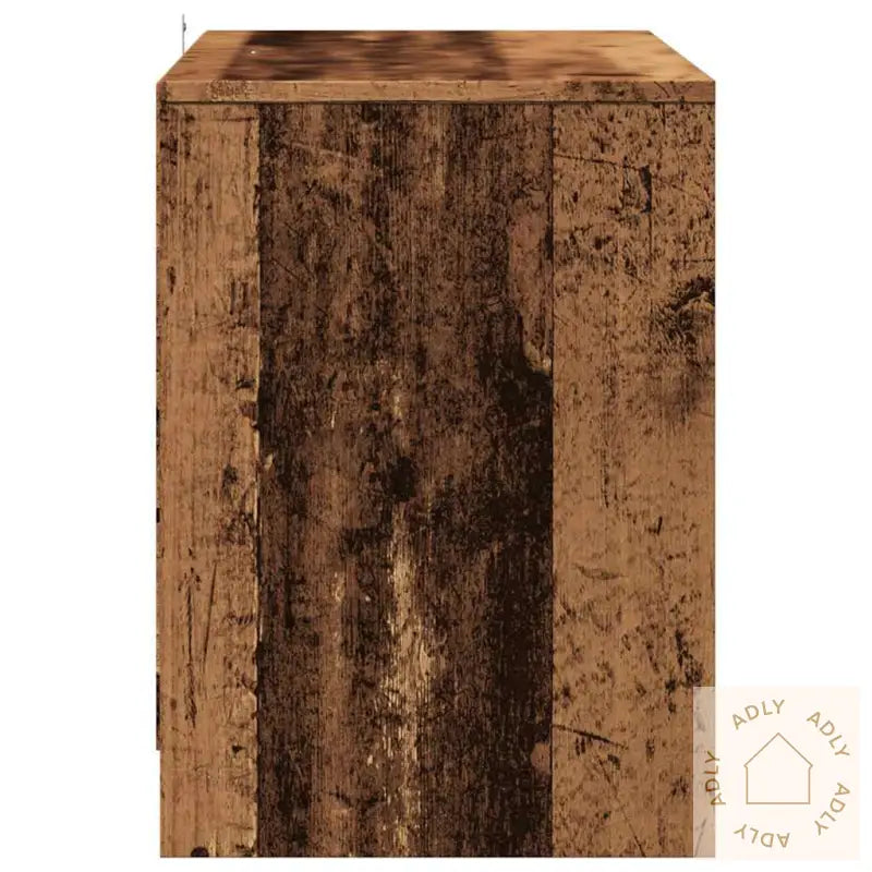 Tv-Benk Gammelt Tre 102X37,5X52,5 Cm Konstruert Tre