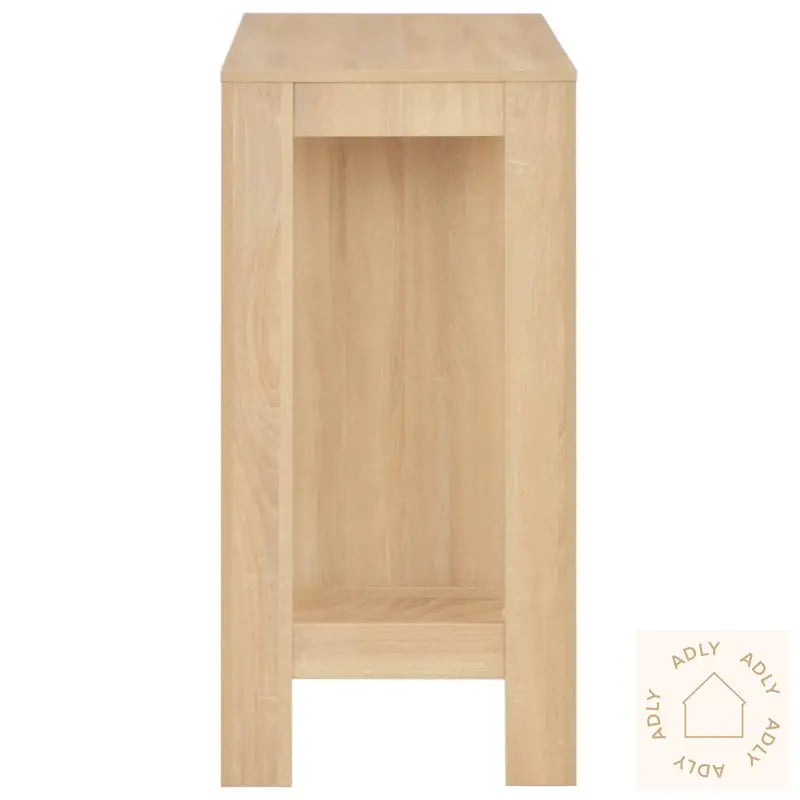 Barbord Med Hylle Eik 110X50X103 Cm