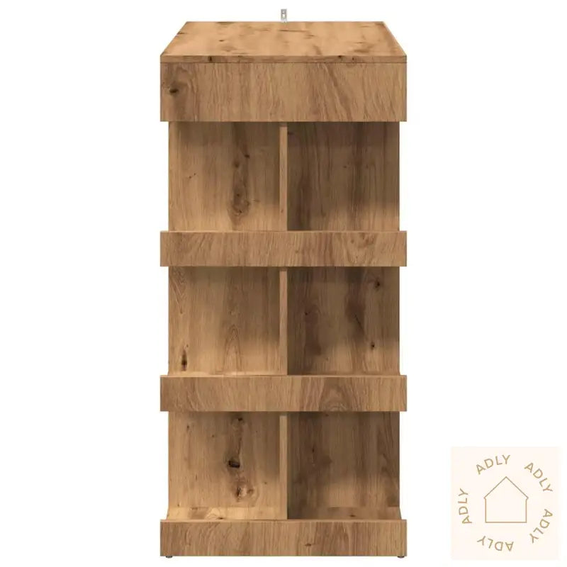 Barbord Med Oppbevaring Artisan Eik 100X48X101,5 Cm