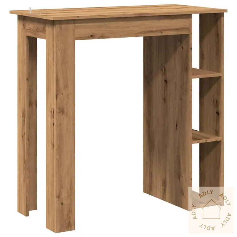 Barbord Med Hylle Artisan Eik 102X50X103,5 Cm Konstruert Tre