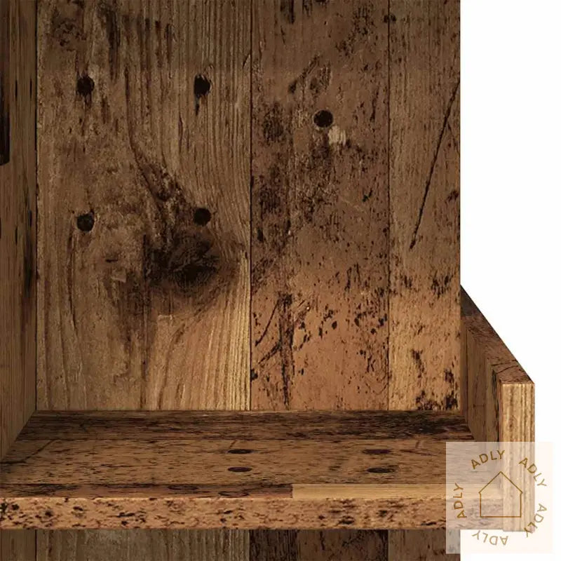 Barbord Med Oppbevaring Gammelt Tre 100X48X101,5 Cm
