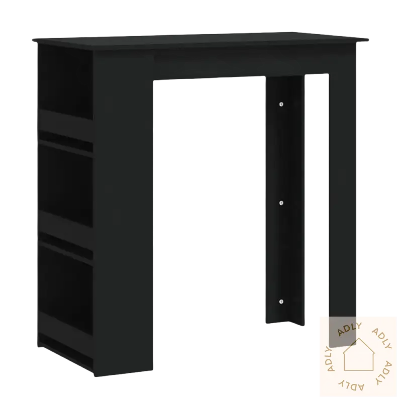 Moderne barbord for små leiligheter med shelving, perfekt som møbler til hjemmet