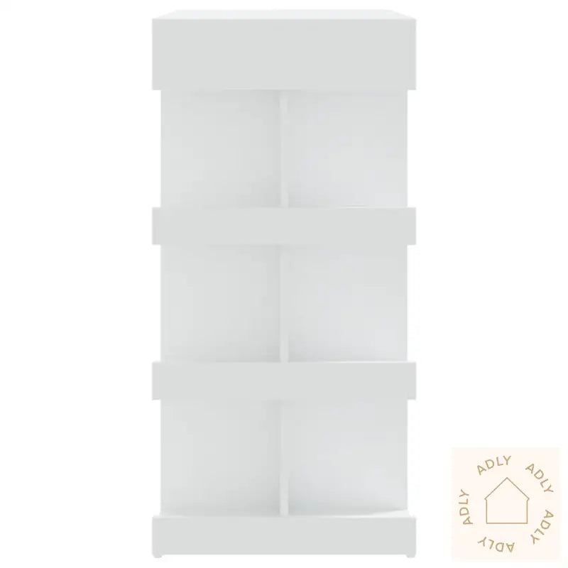 Barbord Med Oppbevaring Hvit 100X50X101,5 Cm Konstruert Tre
