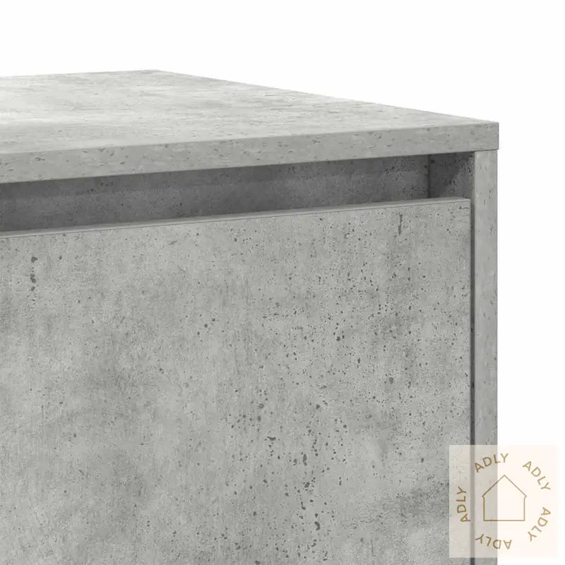 Betonggrå Serviesskap Betonggrå Konstruert Tre 135 X 41 X 75 Cm