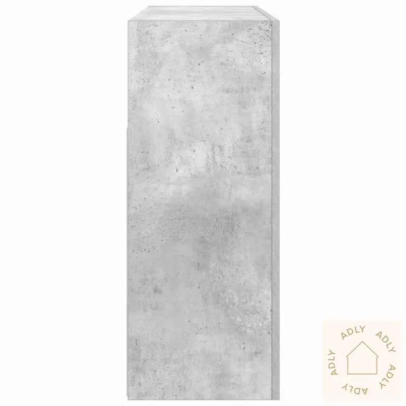 Skjenk Betonggrå Konstruert Tre 116 X 30 X 75 Cm Rektangulær