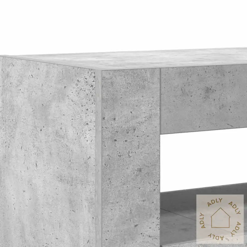 Skjenk Betonggrå Konstruert Tre 116 X 30 X 75 Cm Rektangulær