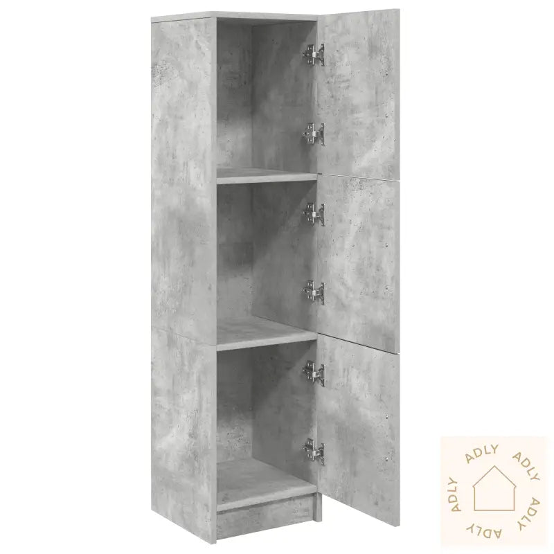 Grått Sideboard Betonggrå Sponplate Stor Sideboard Rektangulær
