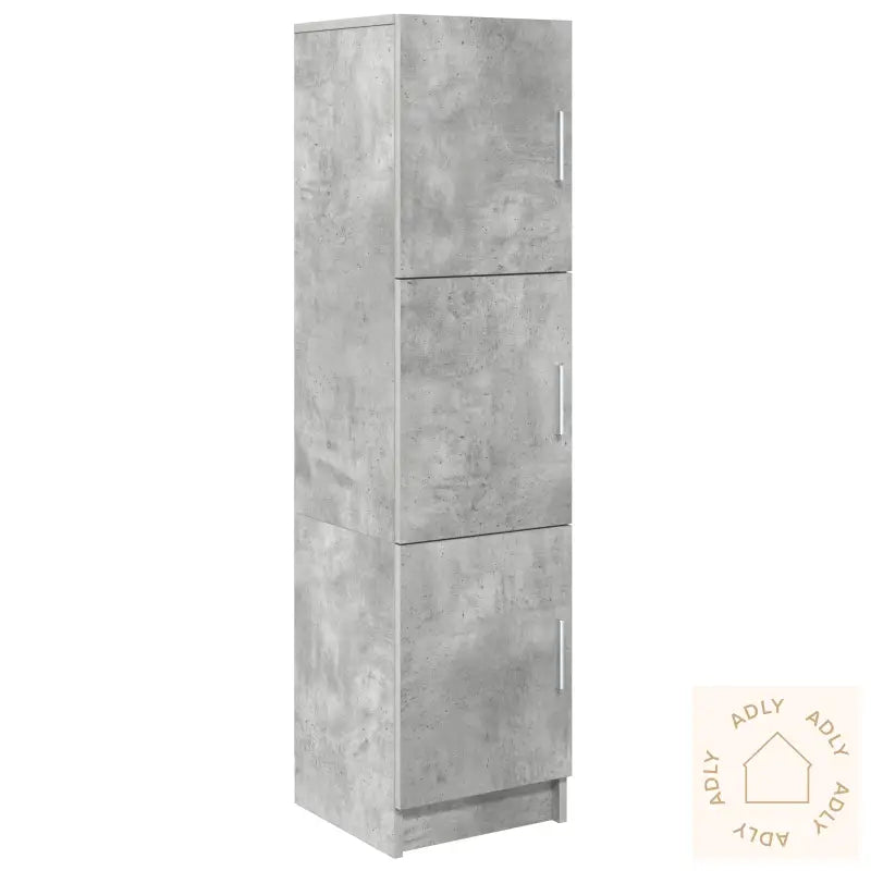 Grått Sideboard Betonggrå Sponplate Stor Sideboard Rektangulær
