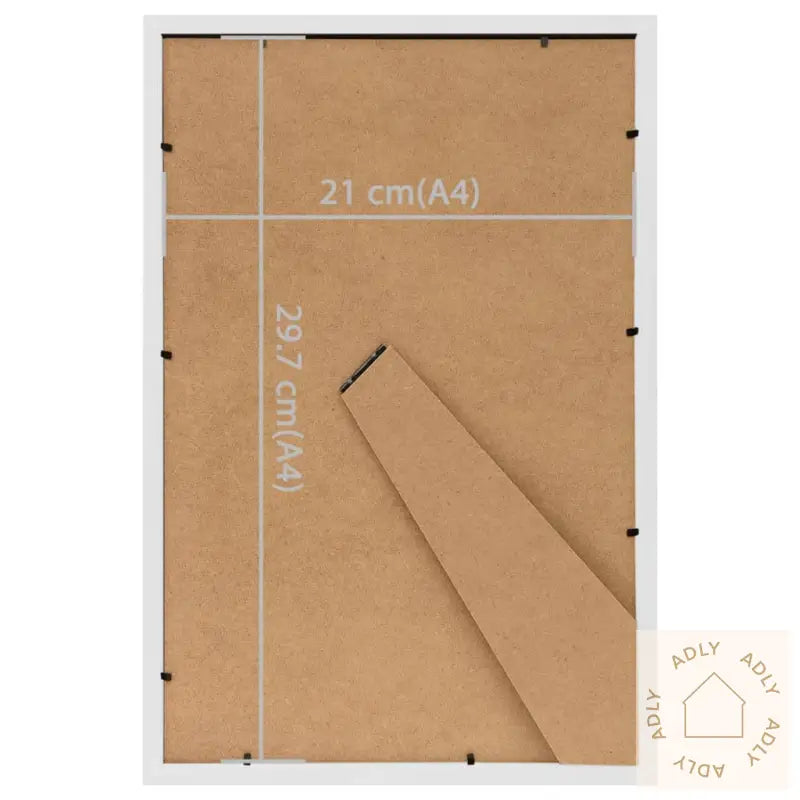 Fotorammekollasje For Bord 3 Stk Hvit 21X29,7 Cm Mdf