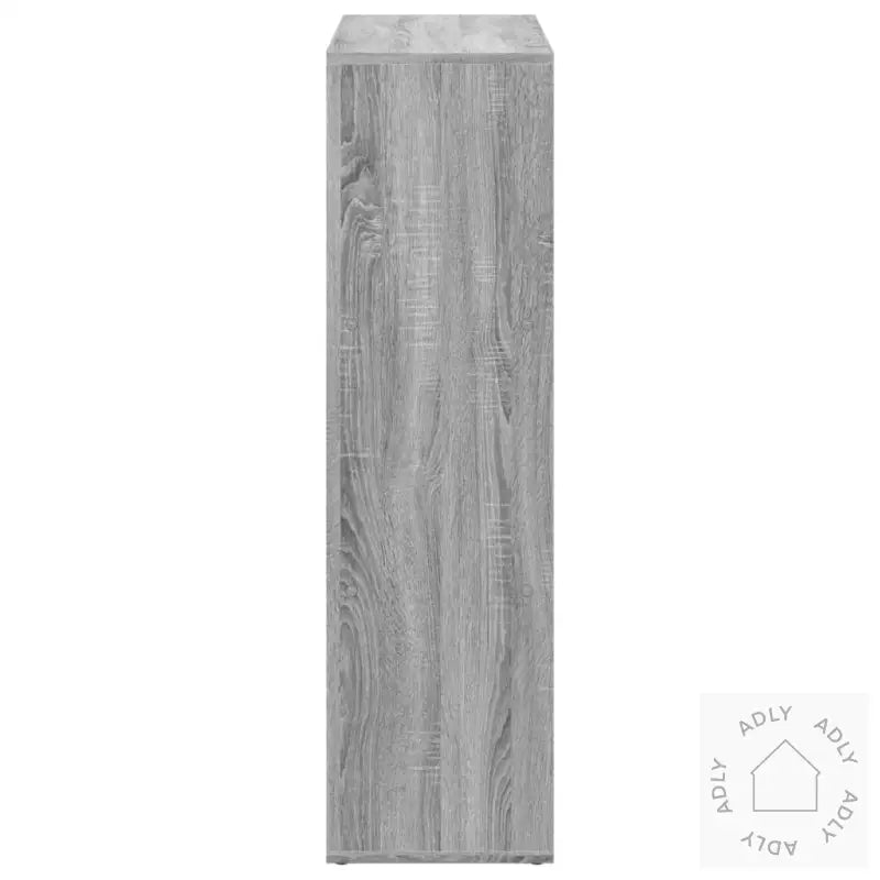 Romdeler Bokhylle Grå Sonoma 102X29X103,5 Cm Konstruert Tre