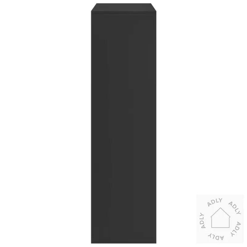 Romdeler Bokhylle Svart 69,5X29X103,5 Cm Konstruert Tre