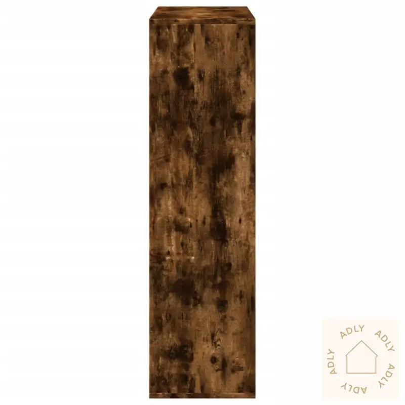 Romdeler Bokhylle Røkt Eik 69,5X29X103,5 Cm Konstruert Tre
